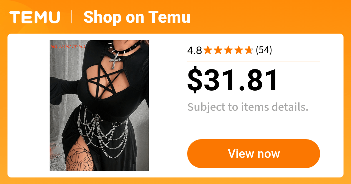 Plus Size - Plus Size - Large Size Women'S Hollow Three-Dimensional Design Punk Style Fashion Autumn Halloween Wearing Long Sleeve Dress