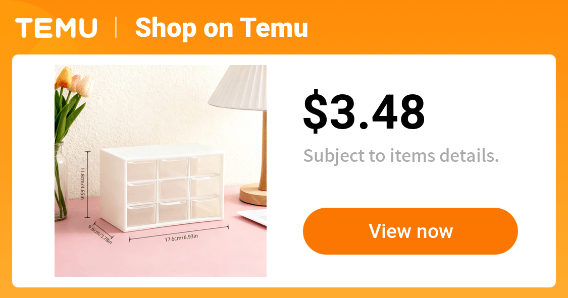 multi drawer desk organizer labeled compartments heavy duty - Temu