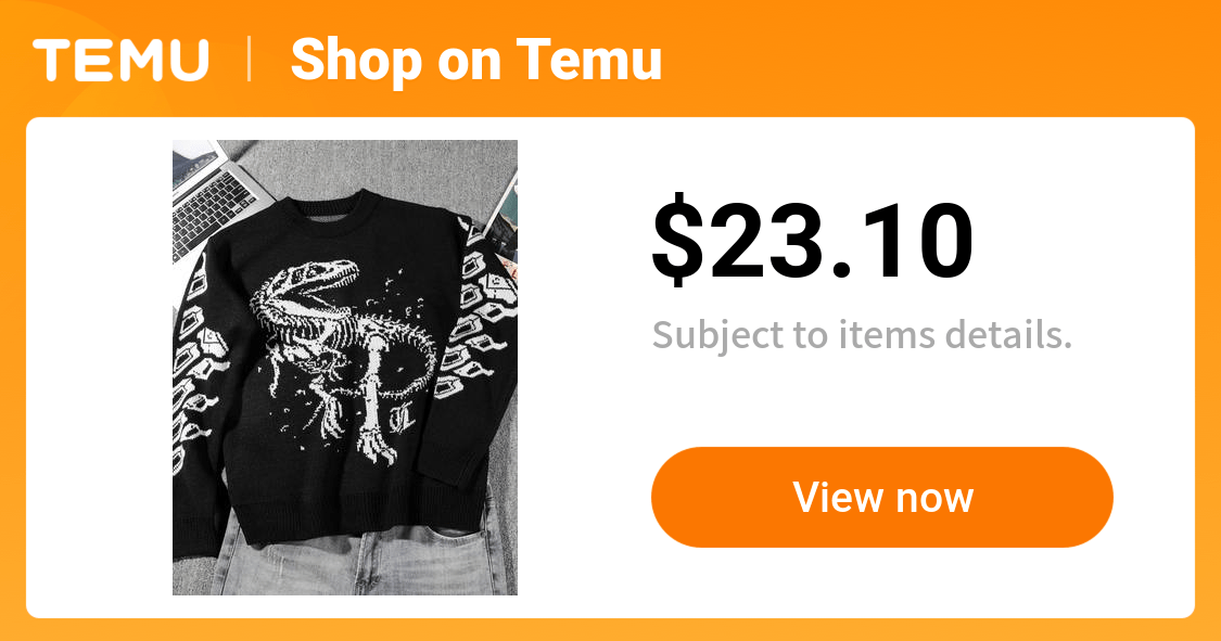 mens dinosaur print sweater asymmetrical long sleeve - Temu