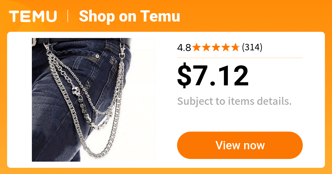 jeans waist chains multi layer chain mens decorative pant - Temu