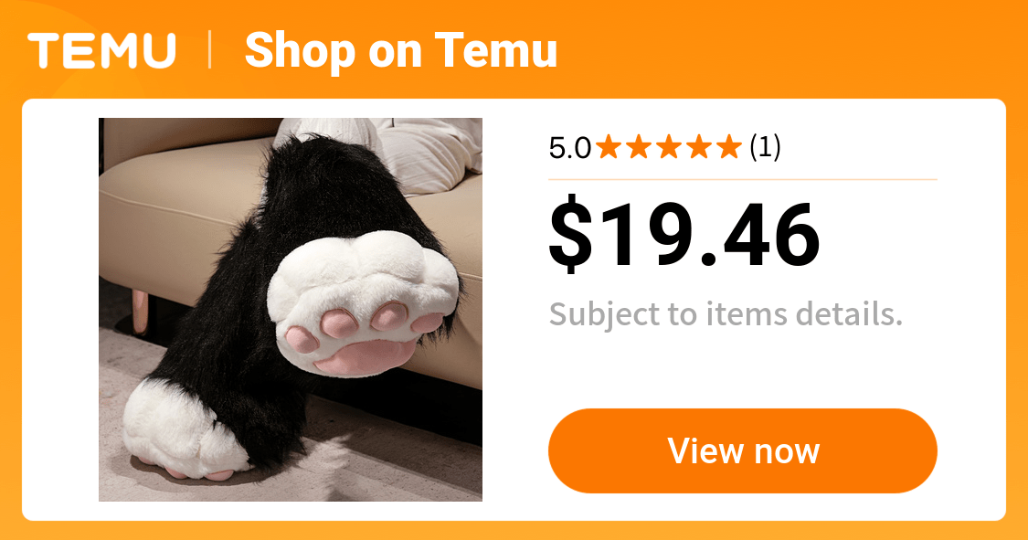 1 pair ultra soft plush claw slippers non slip single - Temu