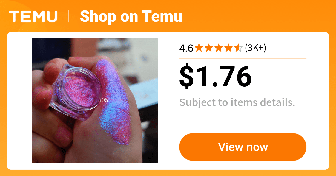 chameleon glitter sparkle eyeshadow gradient - Temu